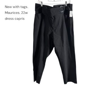 Maurices Black Dress Capris
